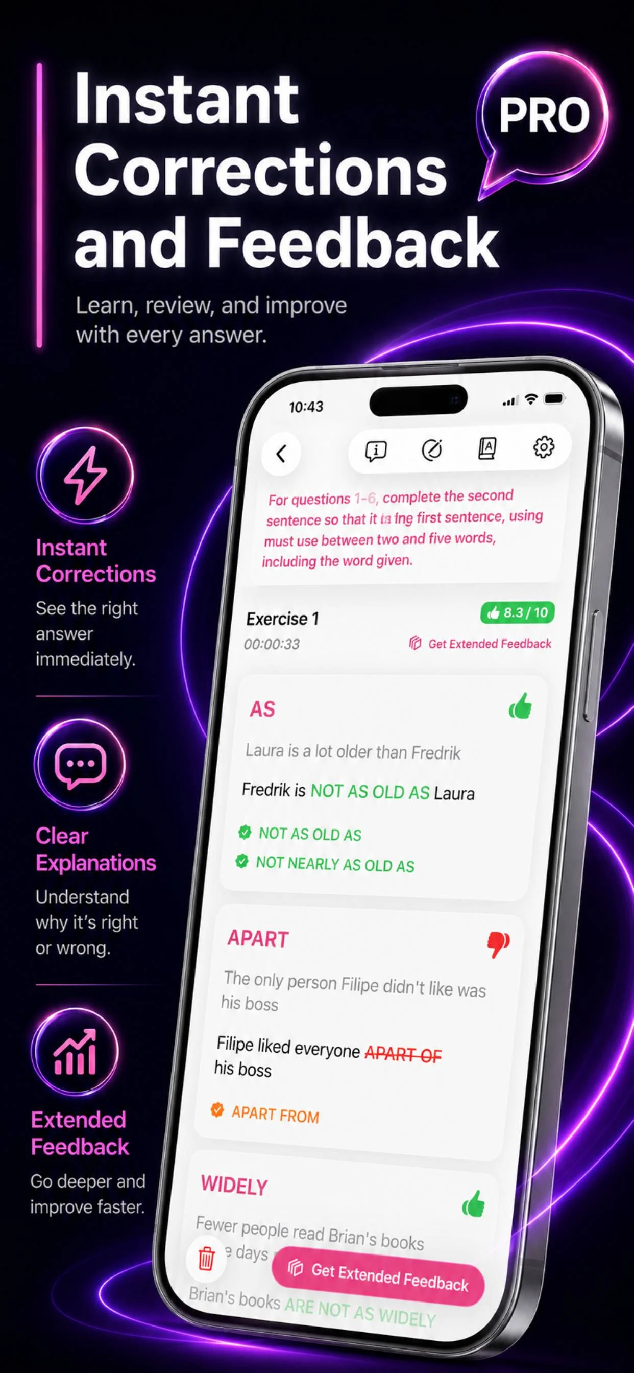 Use of English PRO screenshot