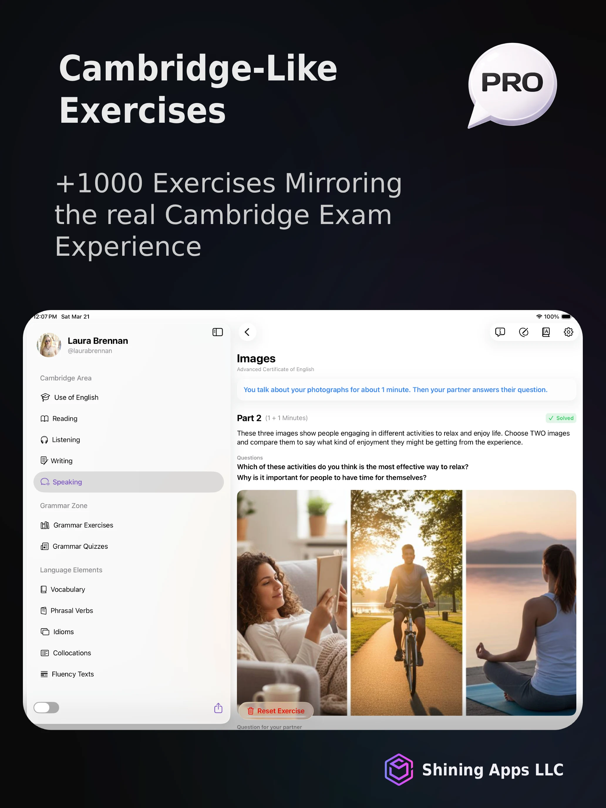 Use of English PRO screenshot